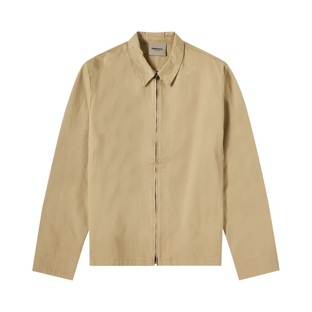 Fear of God Essentials Twill Jacket Khaki