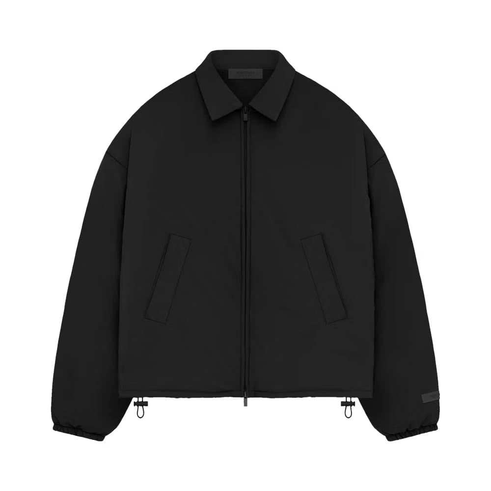 Fear of God Essentials Filled Bomber Jet Black