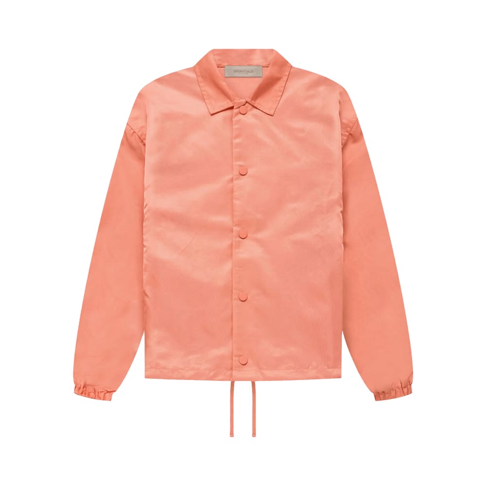 Fear of God Essentials Kids Nylon Coaches Jacket Coral