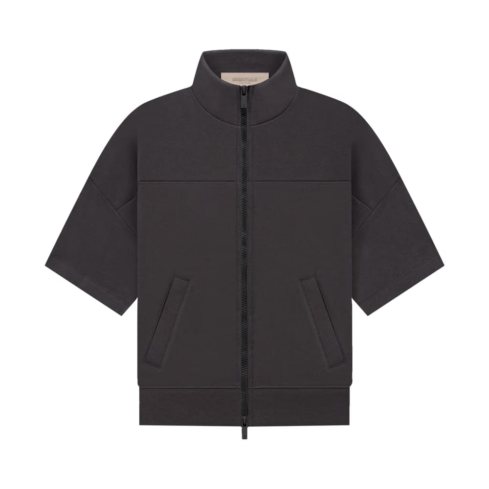 Fear of God Essentials Kids Shorts-Sleeve Full Zip Jacket Iron