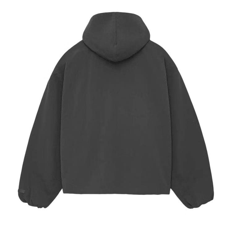 Fear of God Essentials Military Nylon Hooded Anorak Black