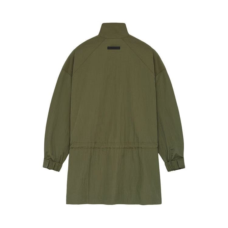 Fear of God Essentials Ripstop Mockneck Anorak Military
