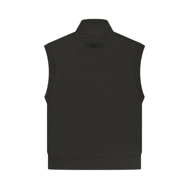 Fear of God Essentials Pullover Mockneck Vest Off Black