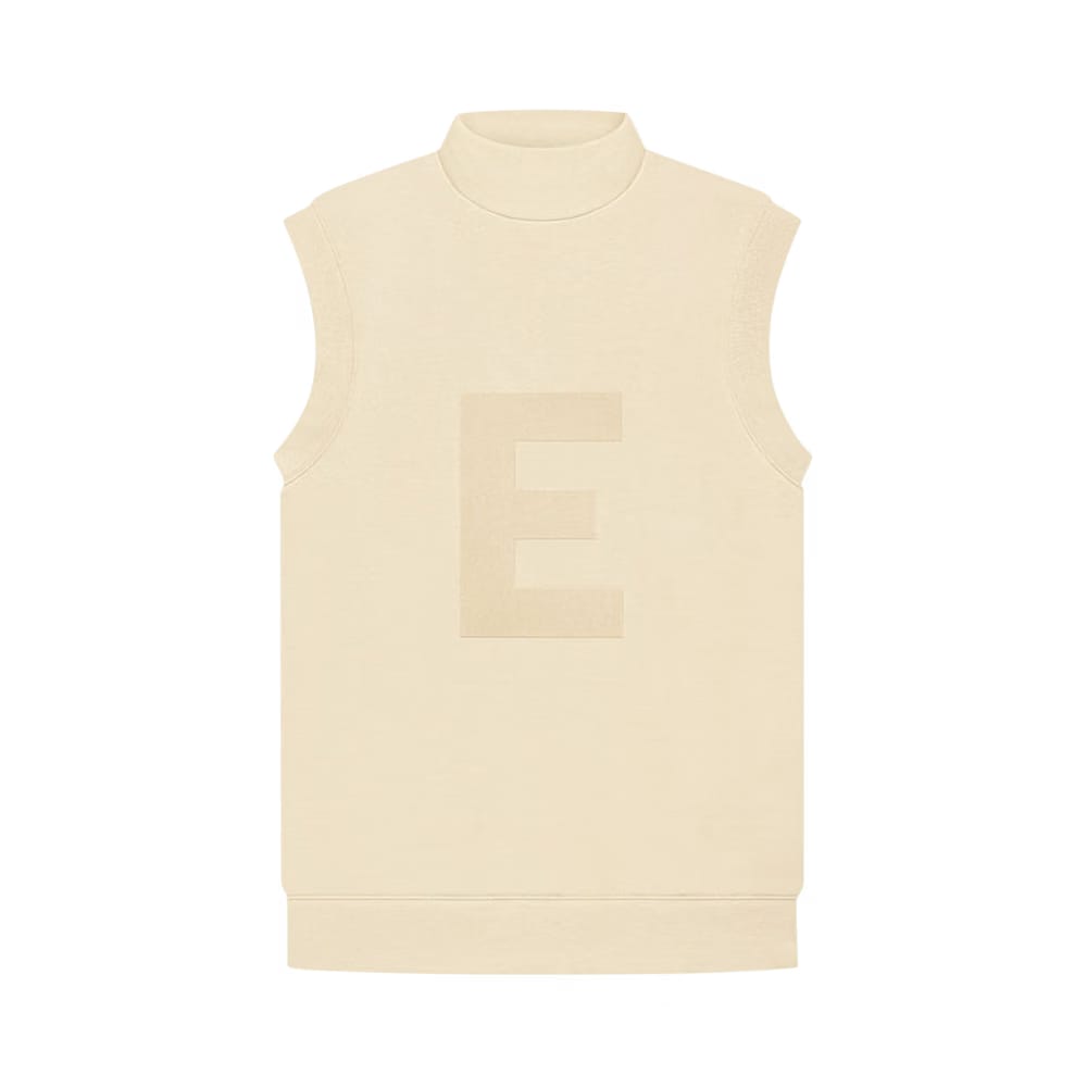 Fear of God Essentials Mockneck Vest Egg Shell