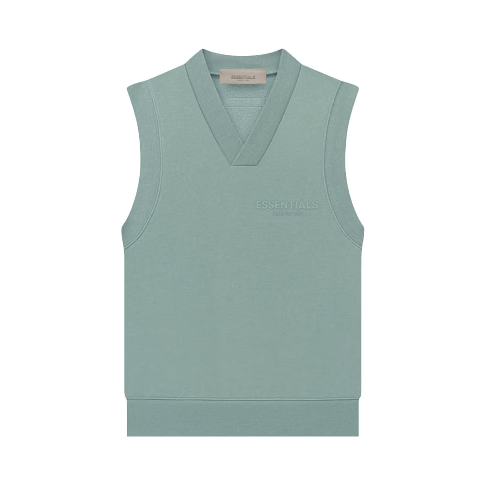Fear of God Essentials Pullover V-Neck Vest Sycamore