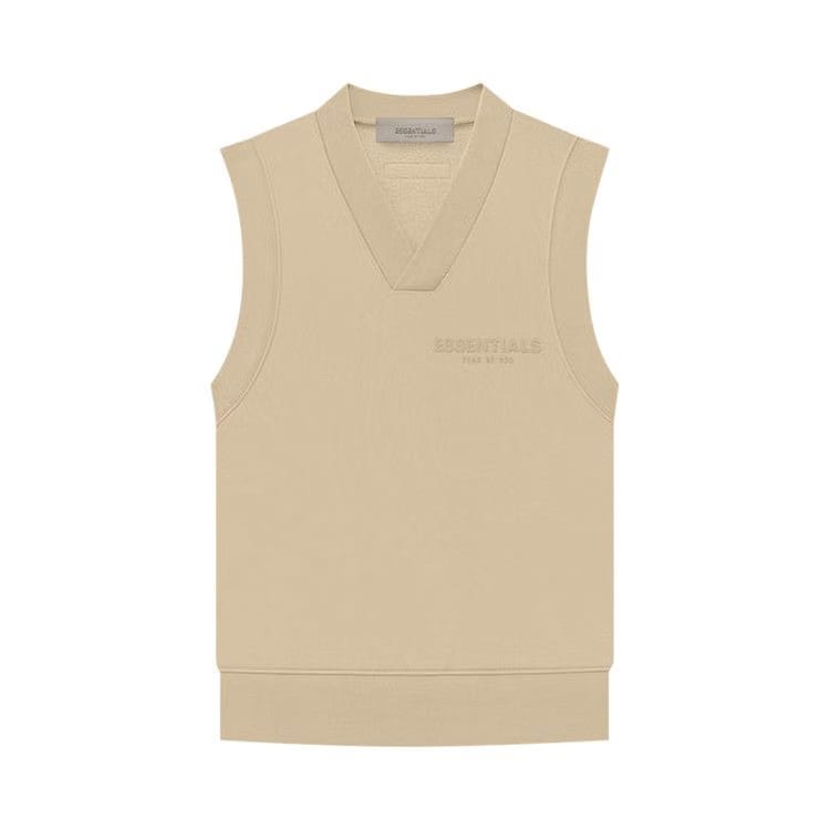 Fear of God Essentials Pullover V-Neck Vest Sand