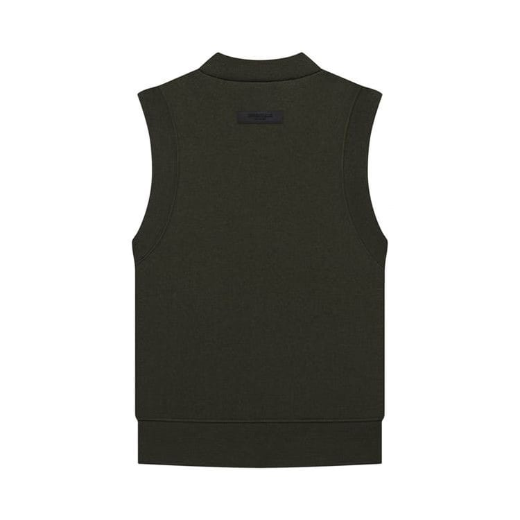 Fear of God Essentials Pullover V-Neck Vest Off Black