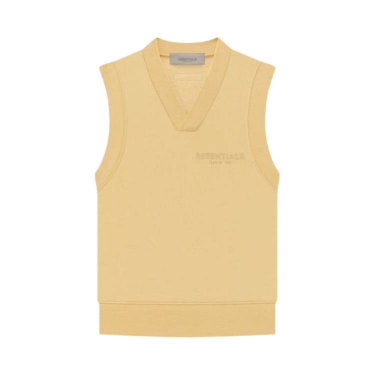 Fear of God Essentials Pullover V-Neck Vest Light Tuscan