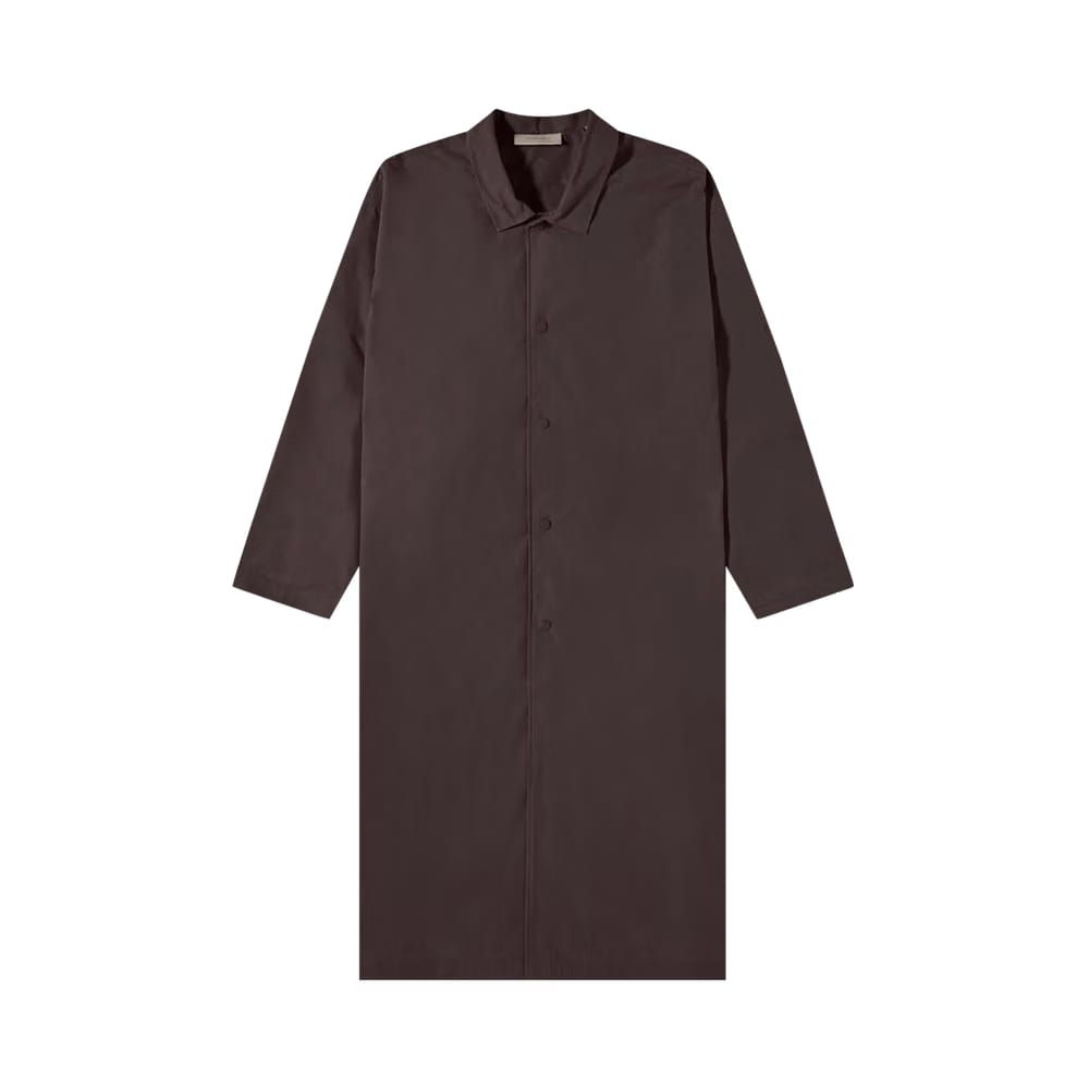 Fear of God Essentials Long Coat Plum