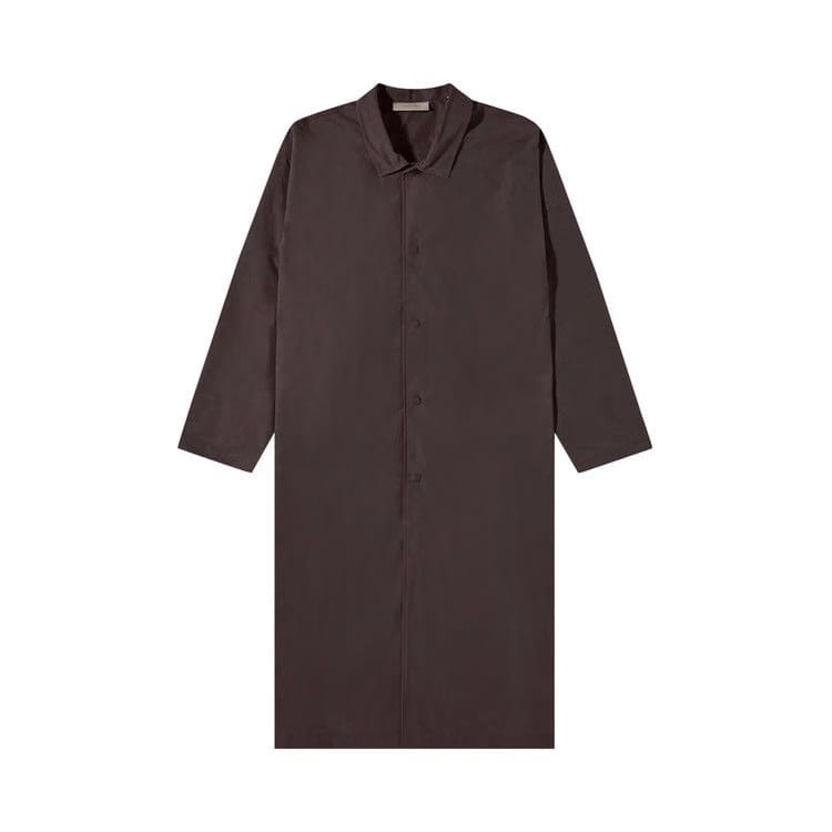 Fear of God Essentials Long Coat Plum