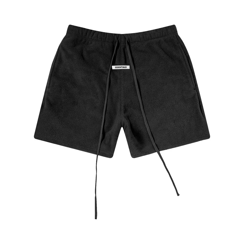Fear of God Essentials Polar Fleece Sweat Shorts Black