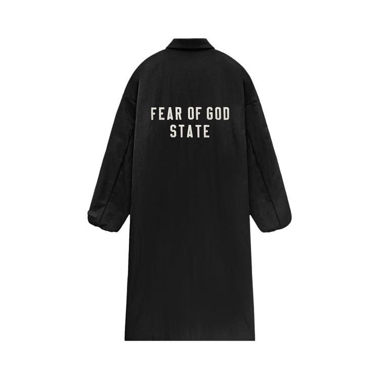 Fear of God Essentials Textured Nylon Trench Black