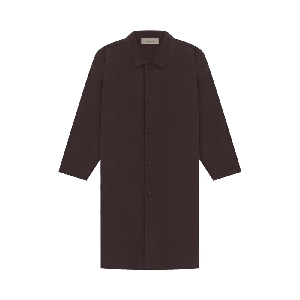 Fear of God Essentials Kids Long Coat Plum