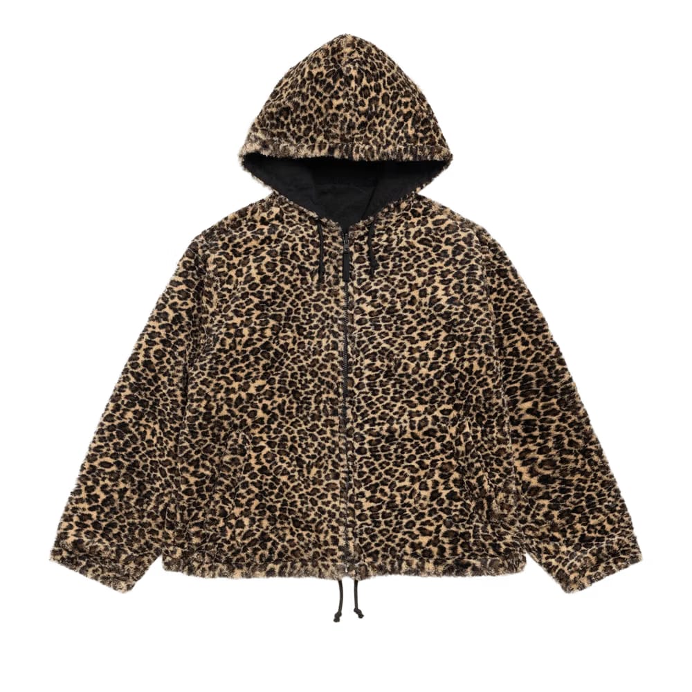 Stussy Reversible Hooded Jacket Leopard