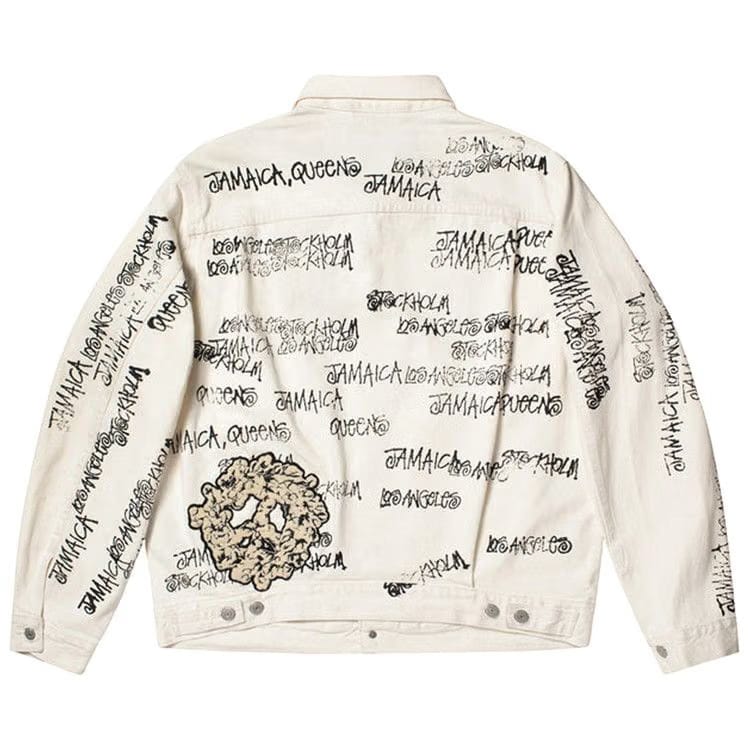 Stussy x Denim Tears x Our Legacy TTL Denim Jacket White