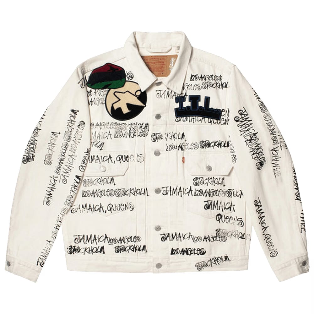 Stussy x Denim Tears x Our Legacy TTL Denim Jacket White