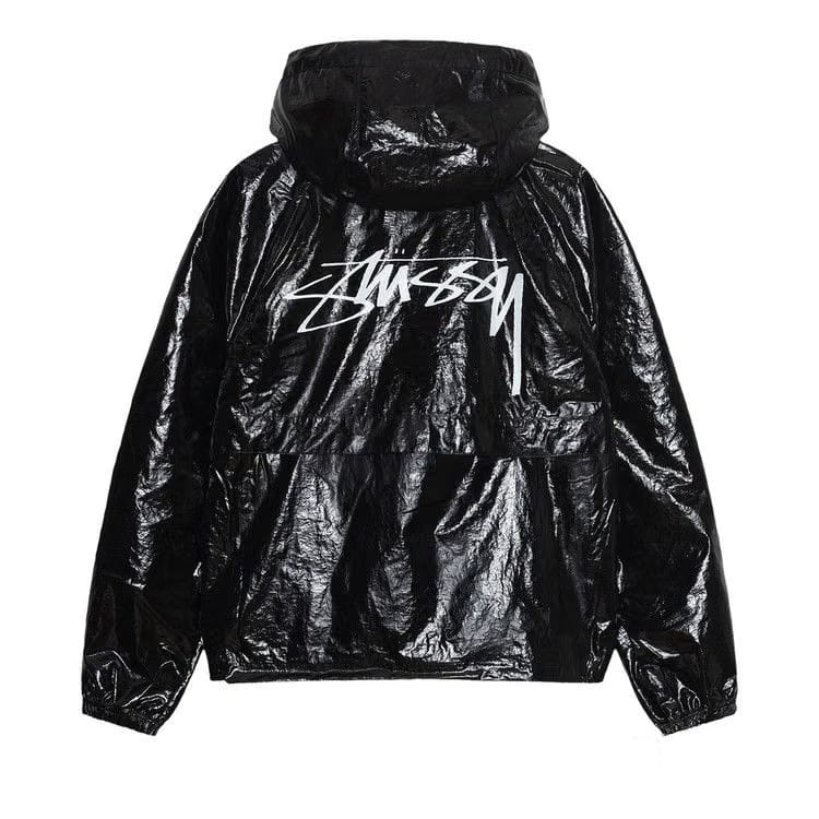 Stussy Beach Shell Coated Ripstop Black