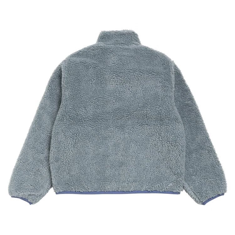 Stussy Sherpa Reversible Jacket Blue Leopard