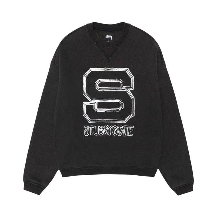 Stussy State Crew Black