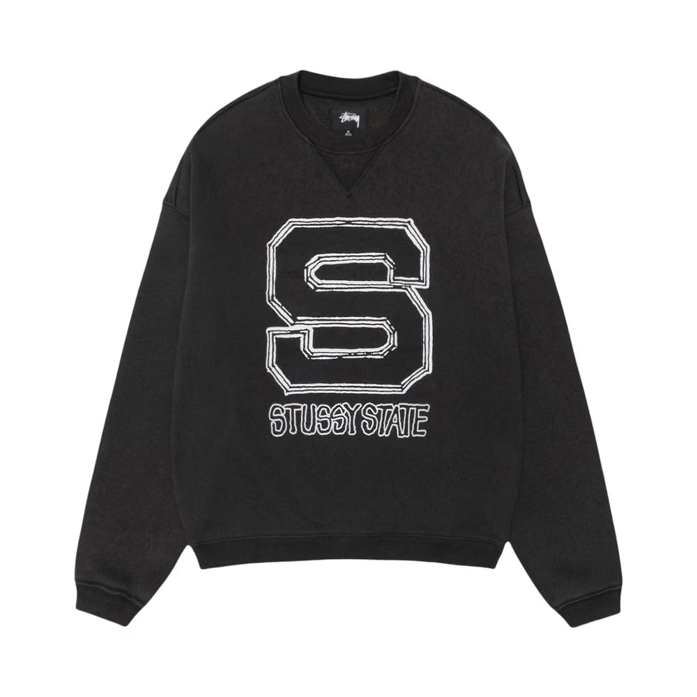 Stussy State Crew Black