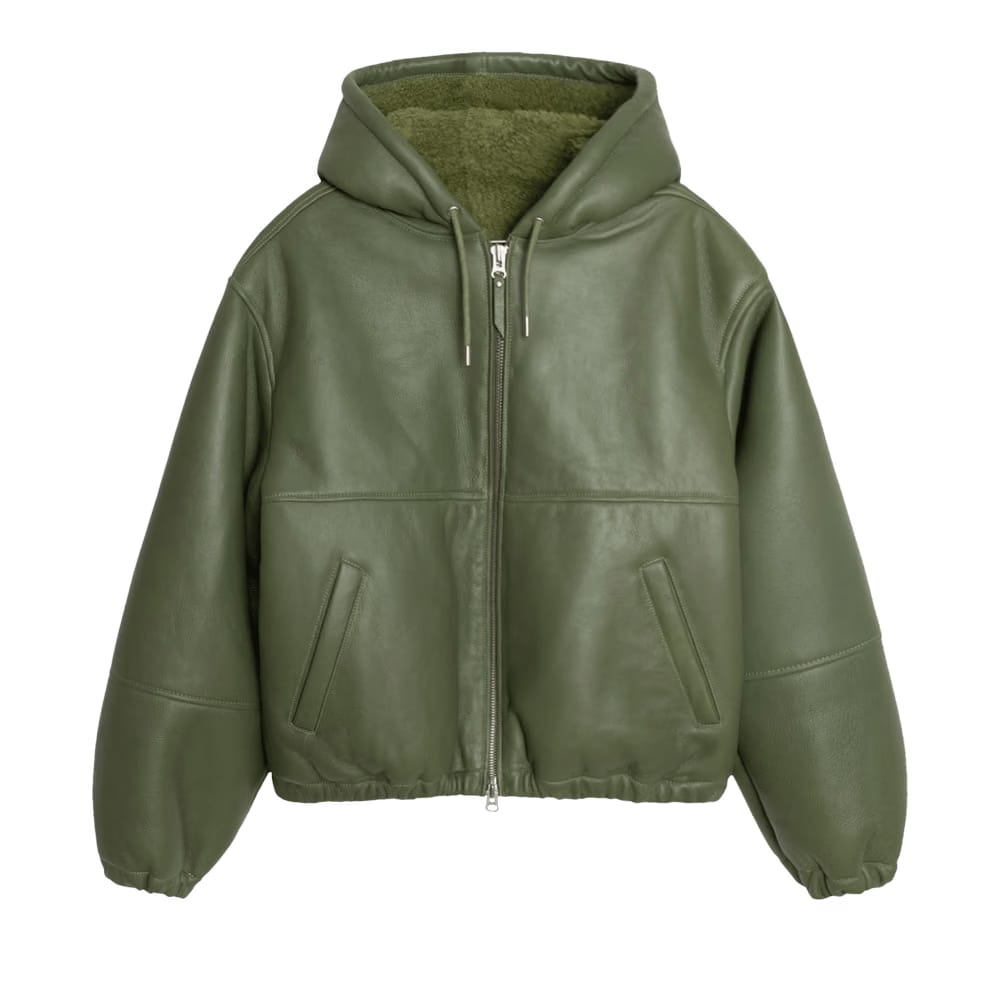 Stussy Shearling Work Jacket Green