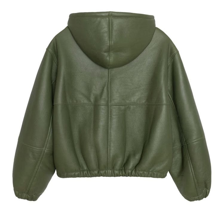 Stussy Shearling Work Jacket Green