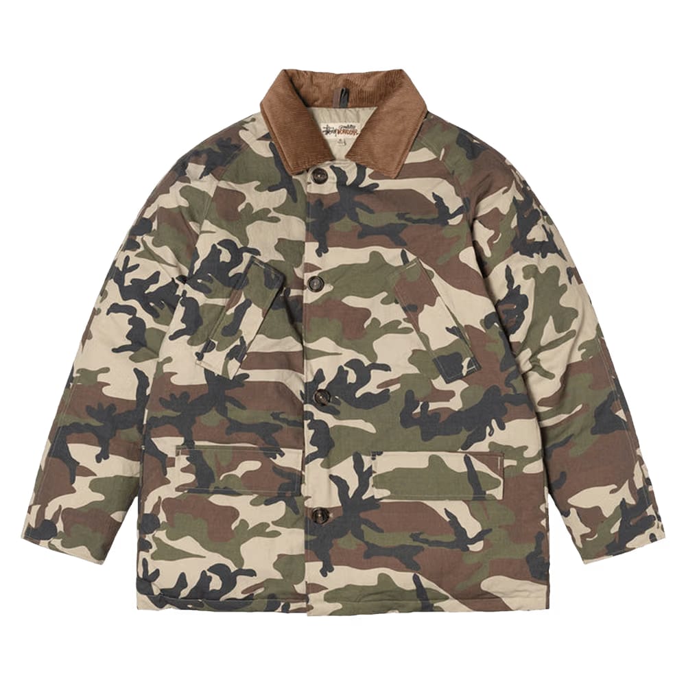 Stussy x Denim Tears Ripstop Down Army Jacket Camo