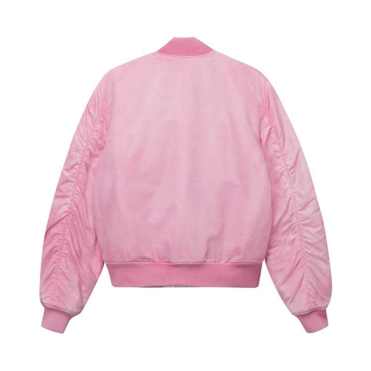Stussy Dyed Nylon Bomber Pink