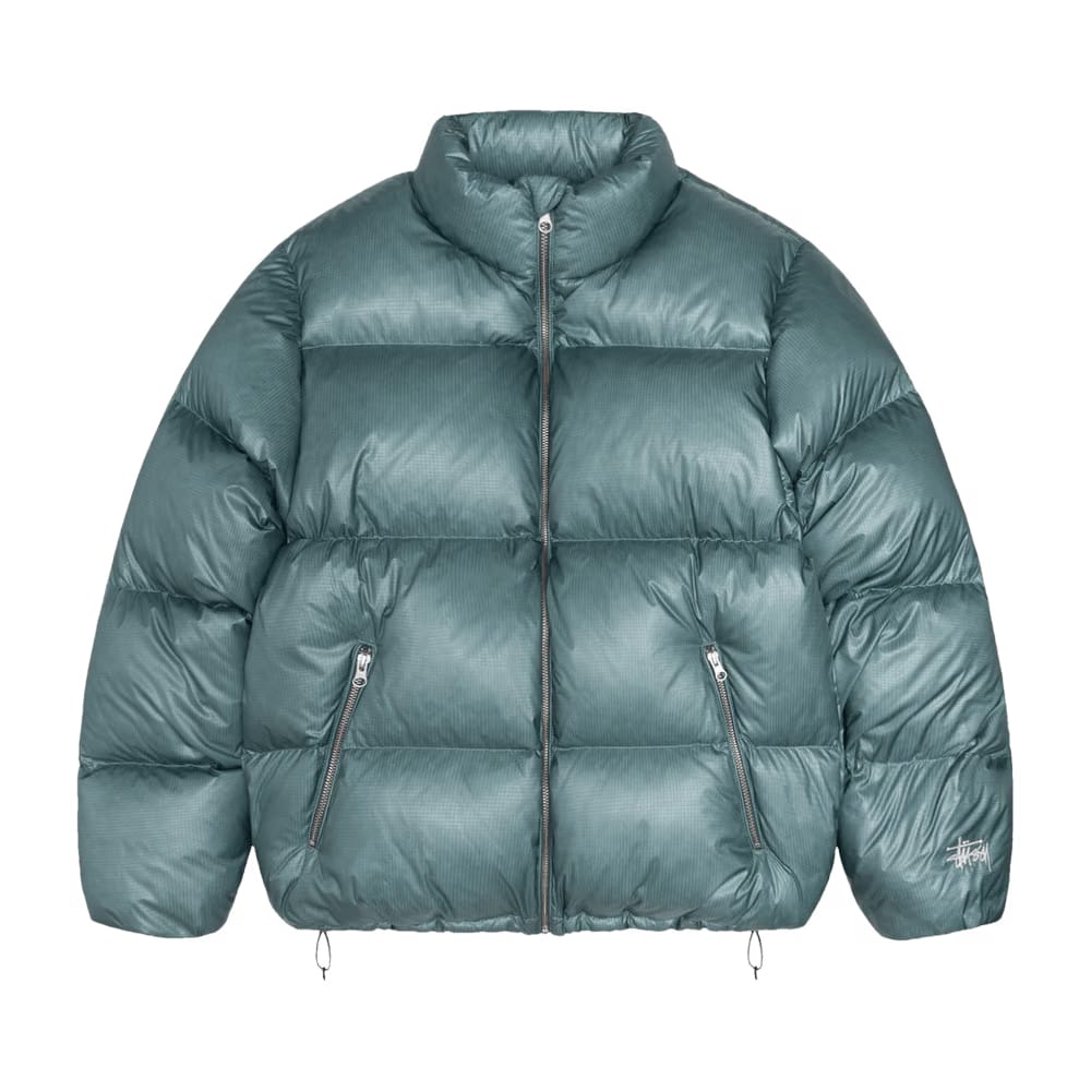 Stussy Down Puffer Parachute Ripstop Powder Blue