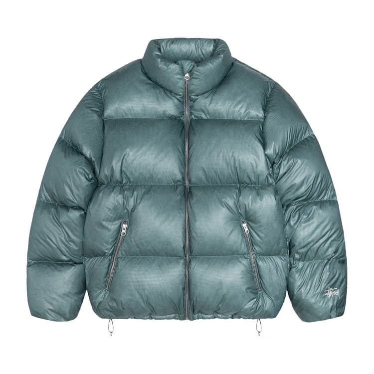 Stussy Down Puffer Parachute Ripstop Powder Blue