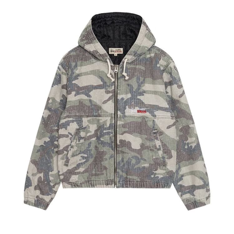 Stussy Work Jacket Woodland Camo