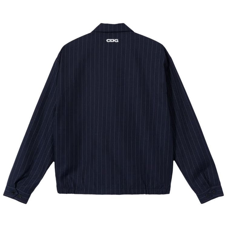 Stussy x Comme des Garçons Pin Striped Bing Jacket Navy