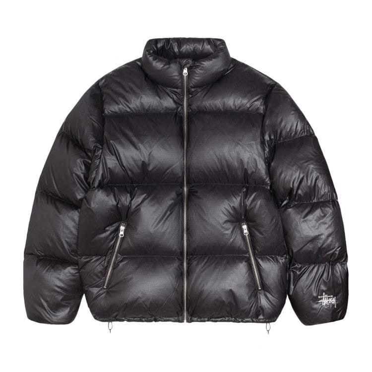 Stussy Down Puffer Parachute Ripstop Charcoal