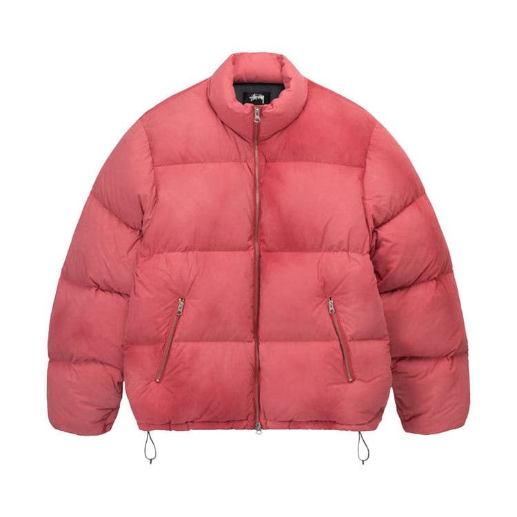 Stussy Recycled Nylon Down Puffer Faded Red