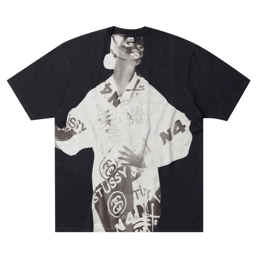 Stussy Paris T-Shirt Faded Black