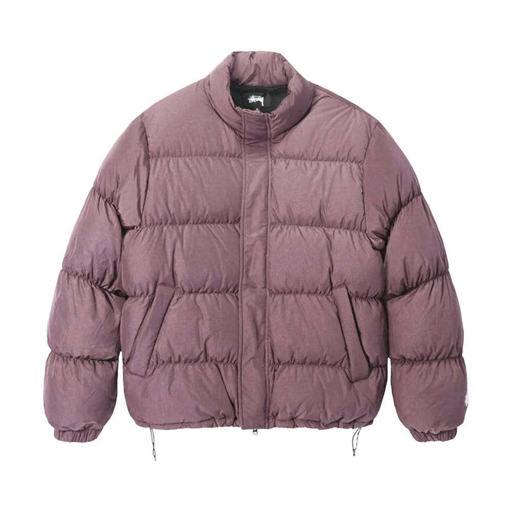 Stussy Ripstop Down Puffer Jacket Rose