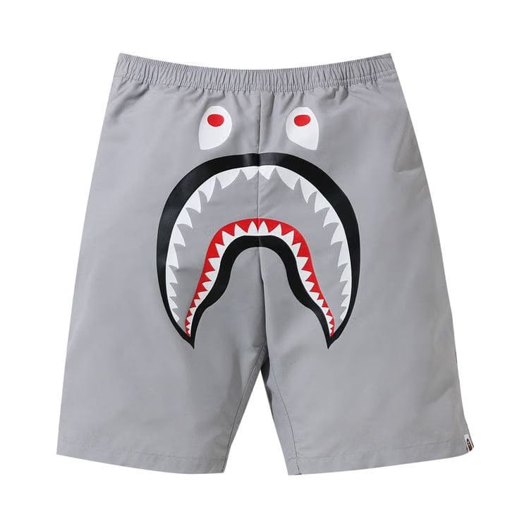 BAPE Shark Beach Shorts Grey
