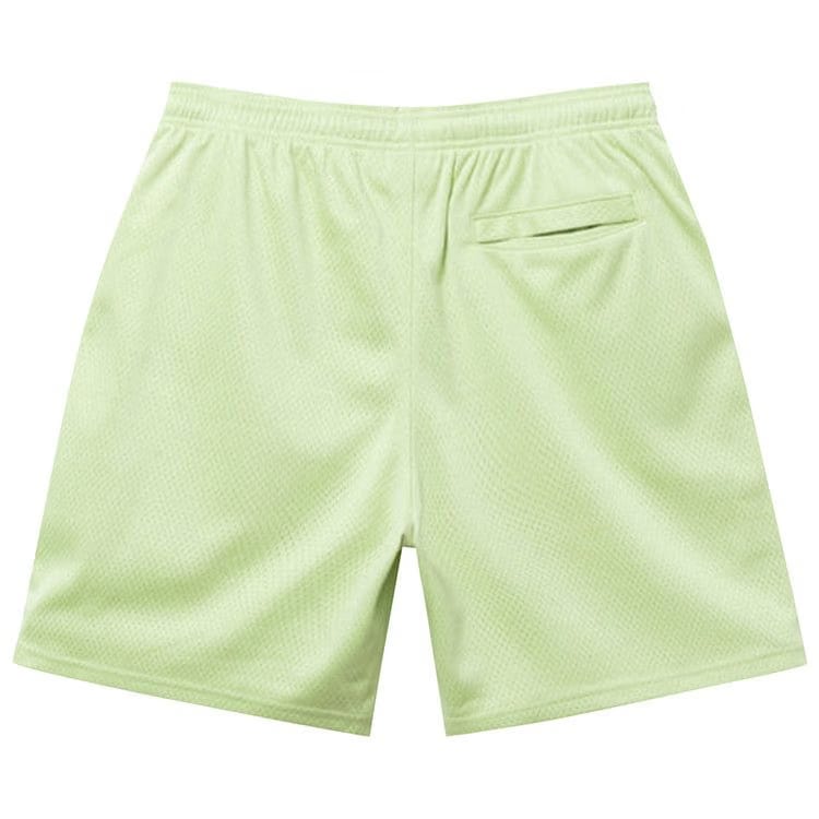Stussy Big Basic Mesh Shorts Light Lime