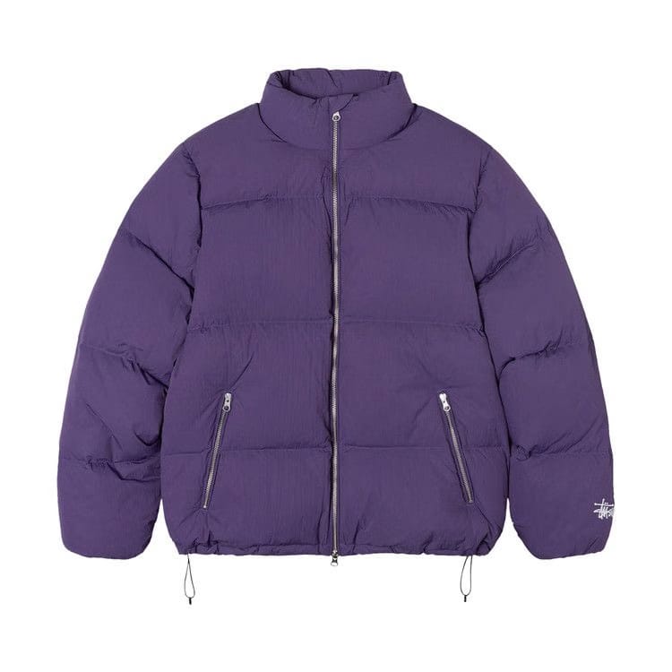 Stussy Down Puffer Nylon Purple