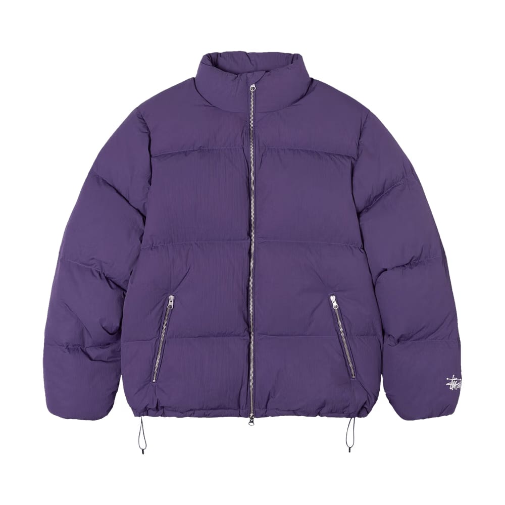 Stussy Down Puffer Nylon Purple