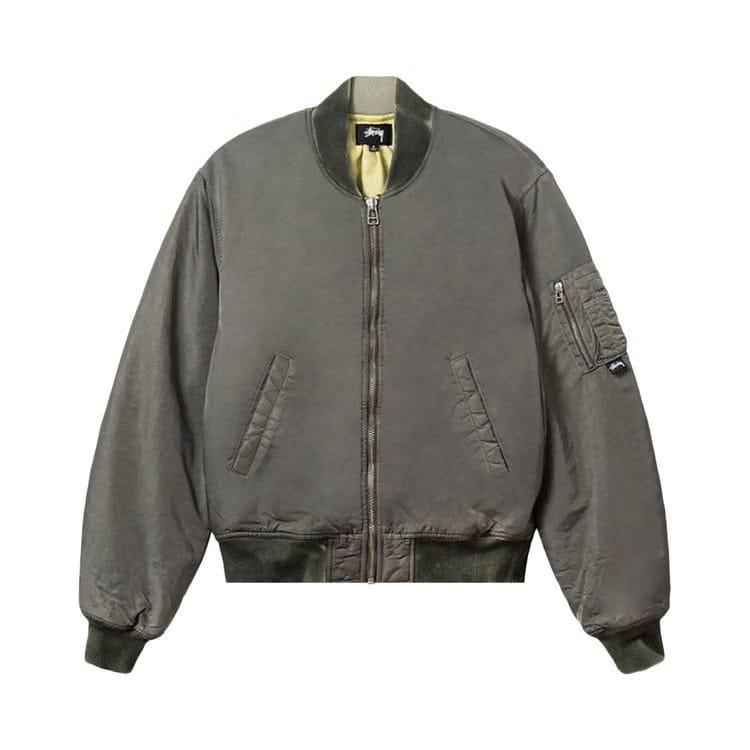 Stussy Dyed Nylon Bomber Olive