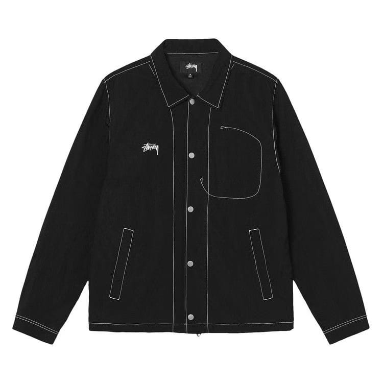 Stussy Nylon Folsom Jacket Black