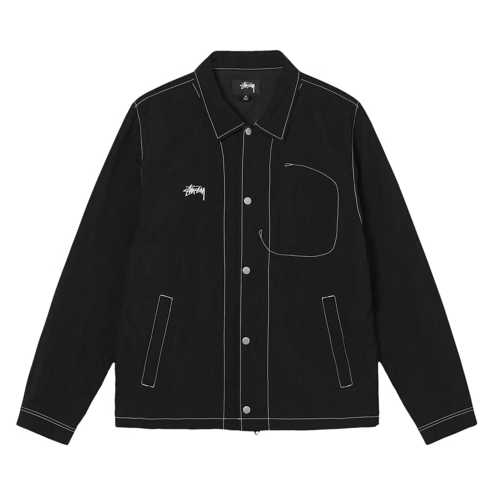 Stussy Nylon Folsom Jacket Black
