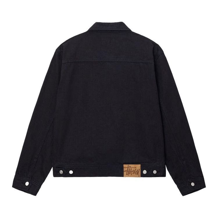 Stussy Zip Work Jacket Overdyed Espresso