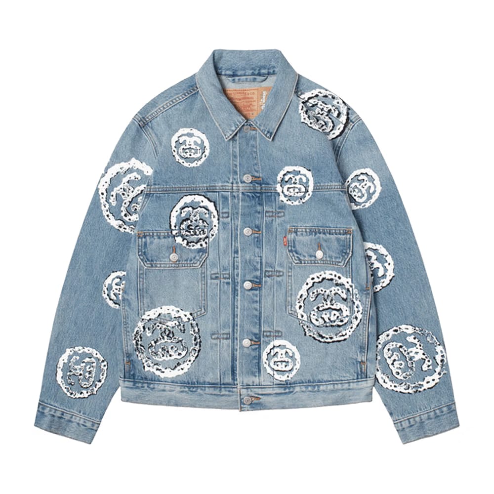 Stussy x Denim Tears Type 2 Jacket Light Indigo