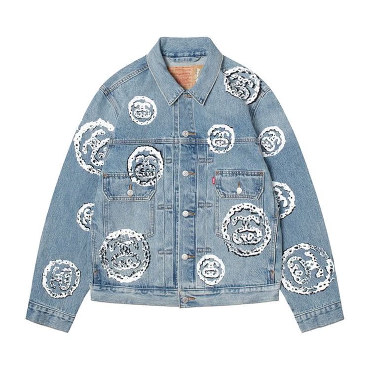 Stussy x Denim Tears Type 2 Jacket Light Indigo