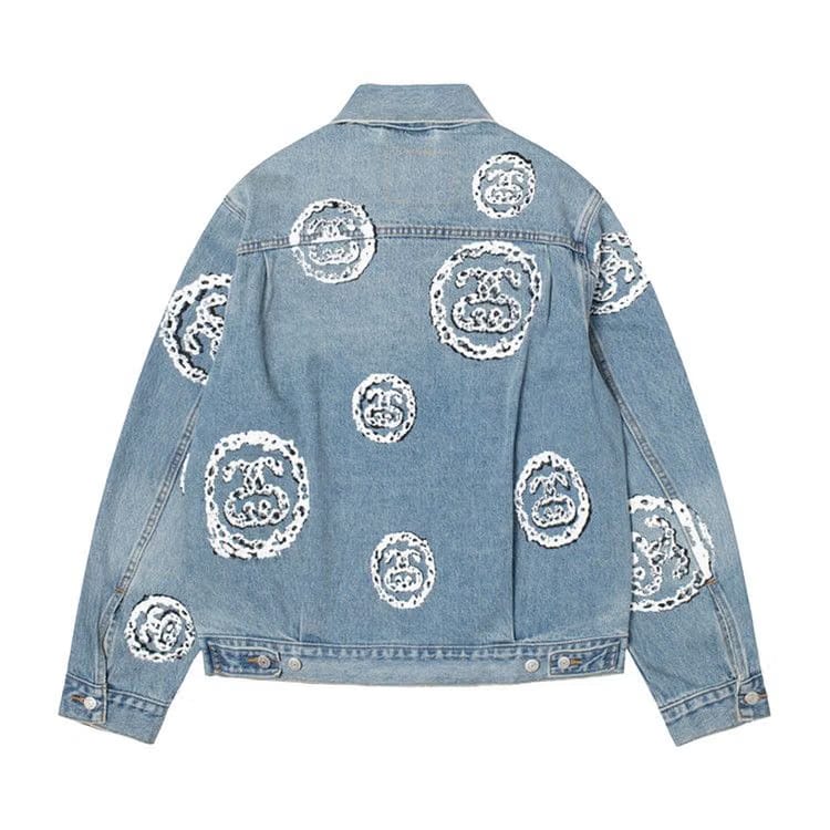 Stussy x Denim Tears Type 2 Jacket Light Indigo