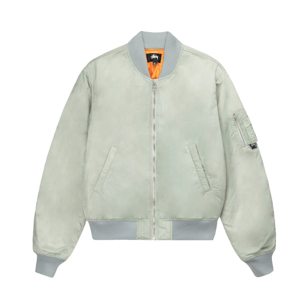Stussy Dyed Nylon Bomber Stone