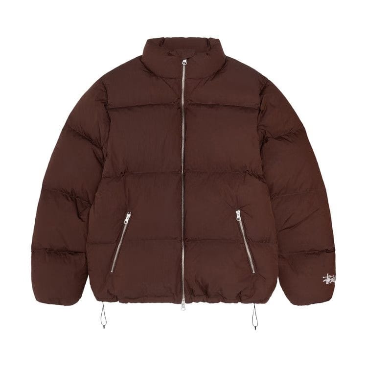 Stussy Down Puffer Nylon Brown