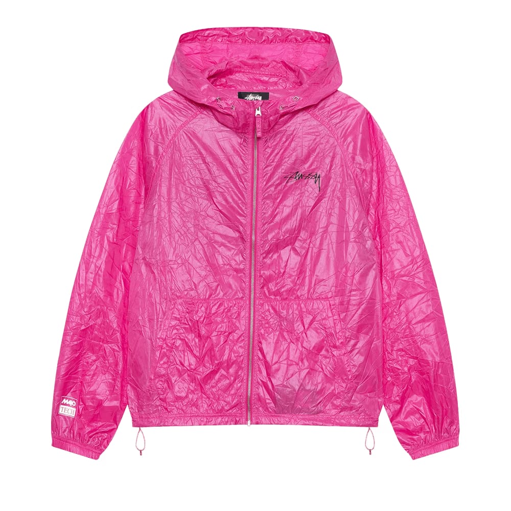 Stussy Beach Wrinkled Nylon Shell Magenta